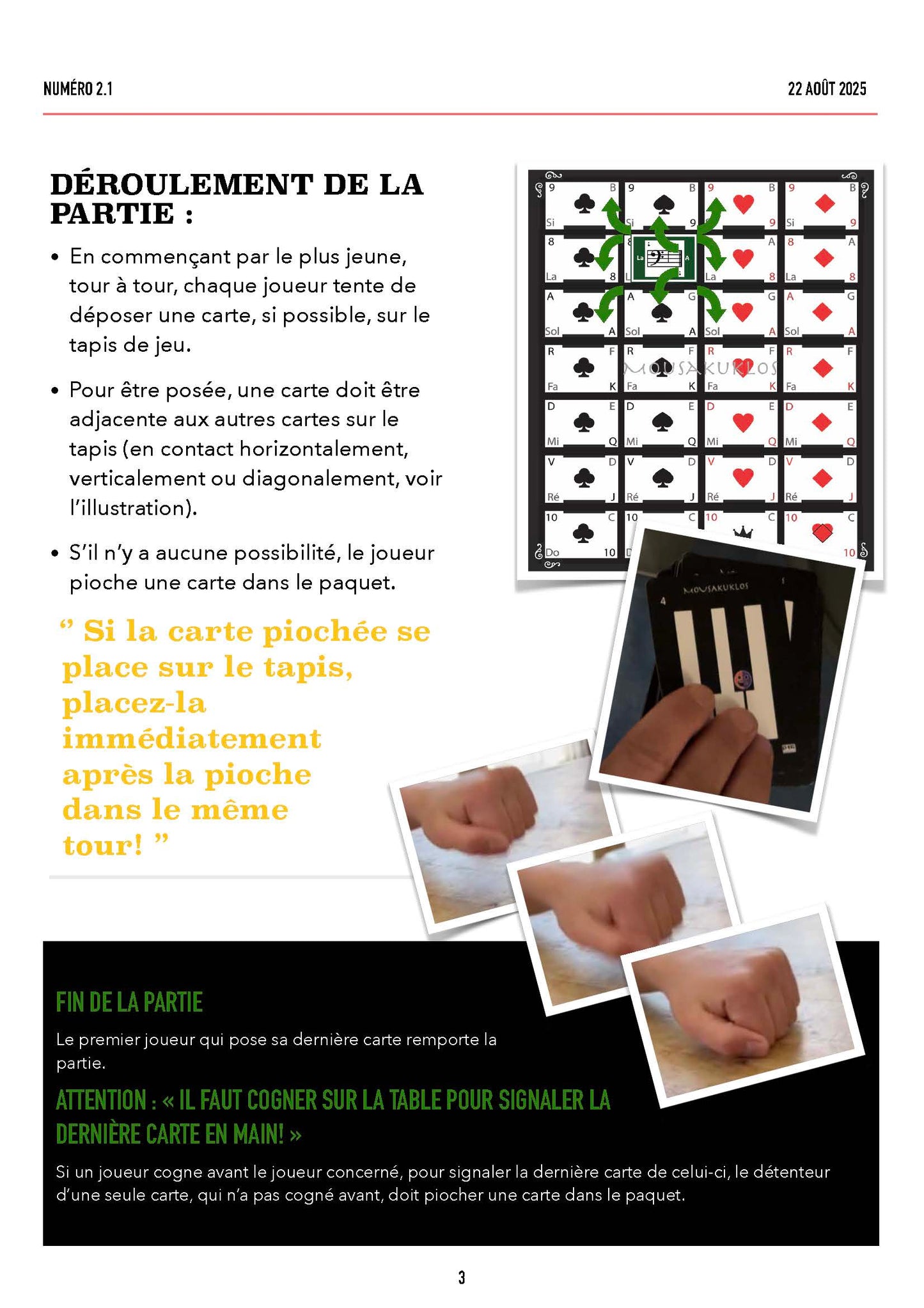 KIT MOUSAKUKLOS (JEU-54 + BOÎTIER + TAPIS)