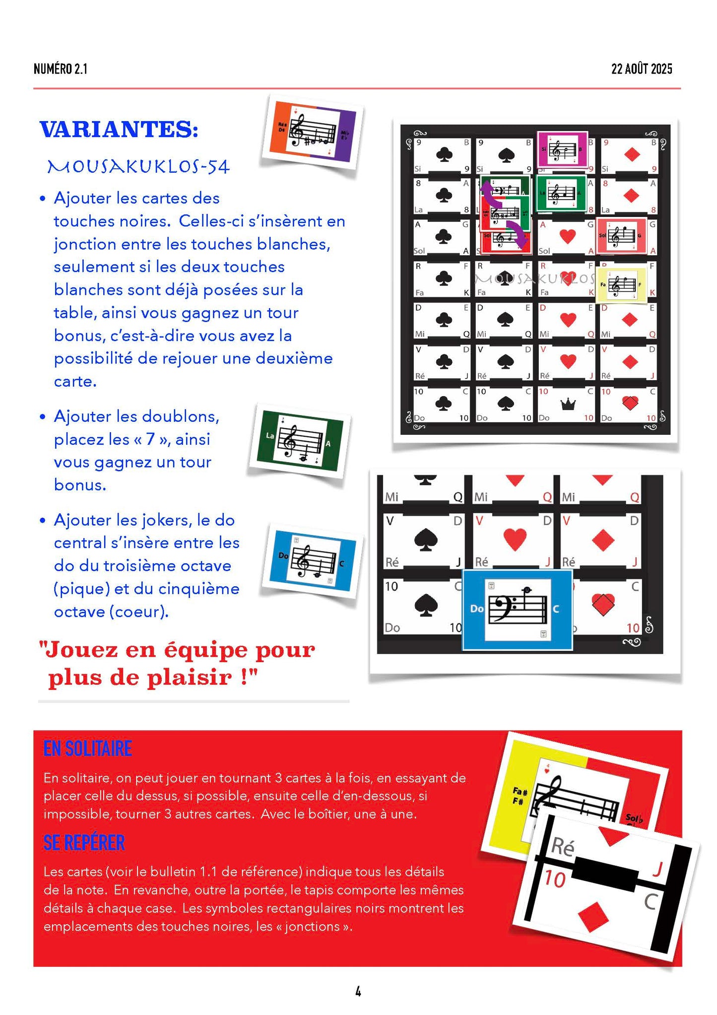 KIT MOUSAKUKLOS (JEU-54 + BOÎTIER + TAPIS)