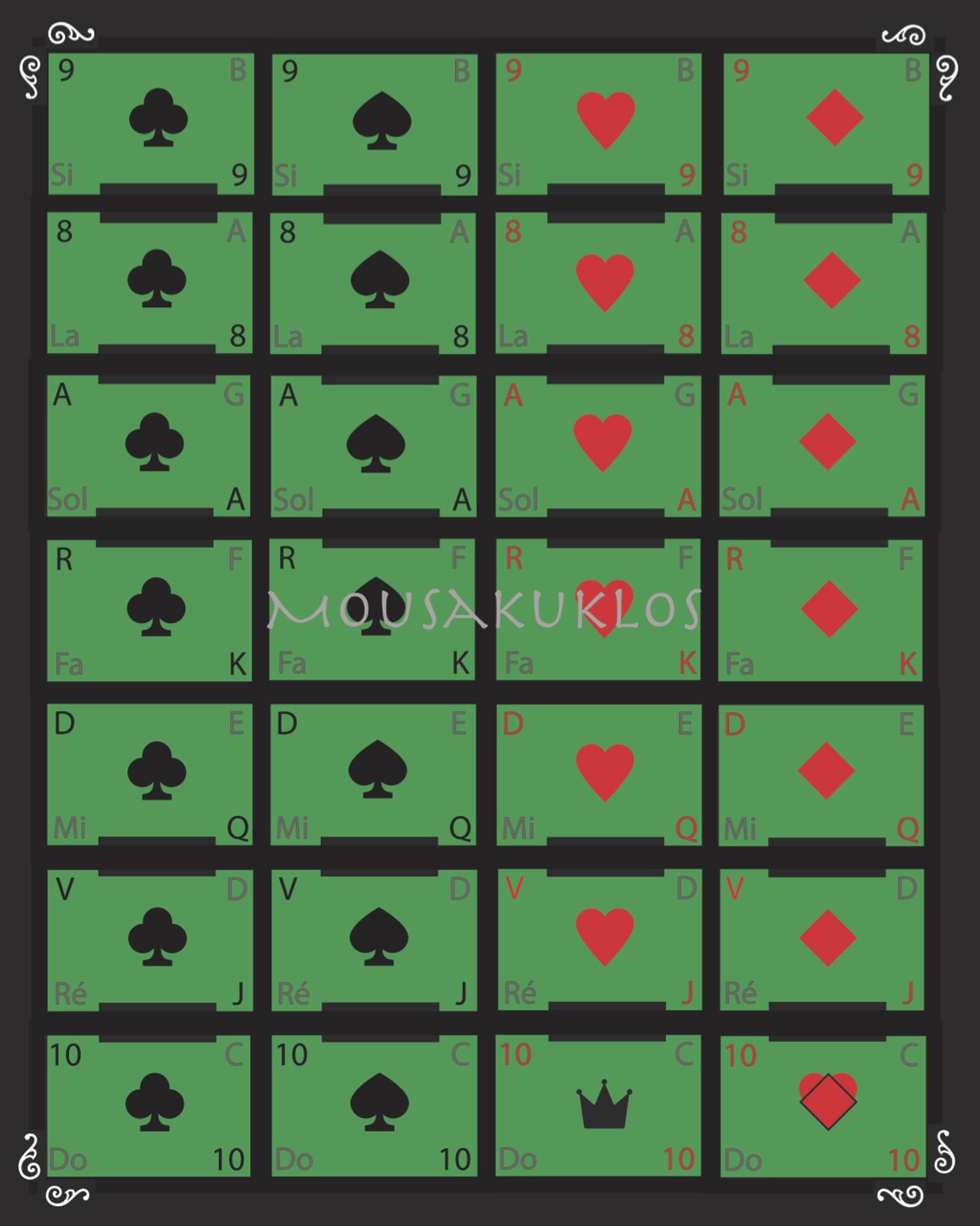 TAPIS DE JEU MOUSAKUKLOS