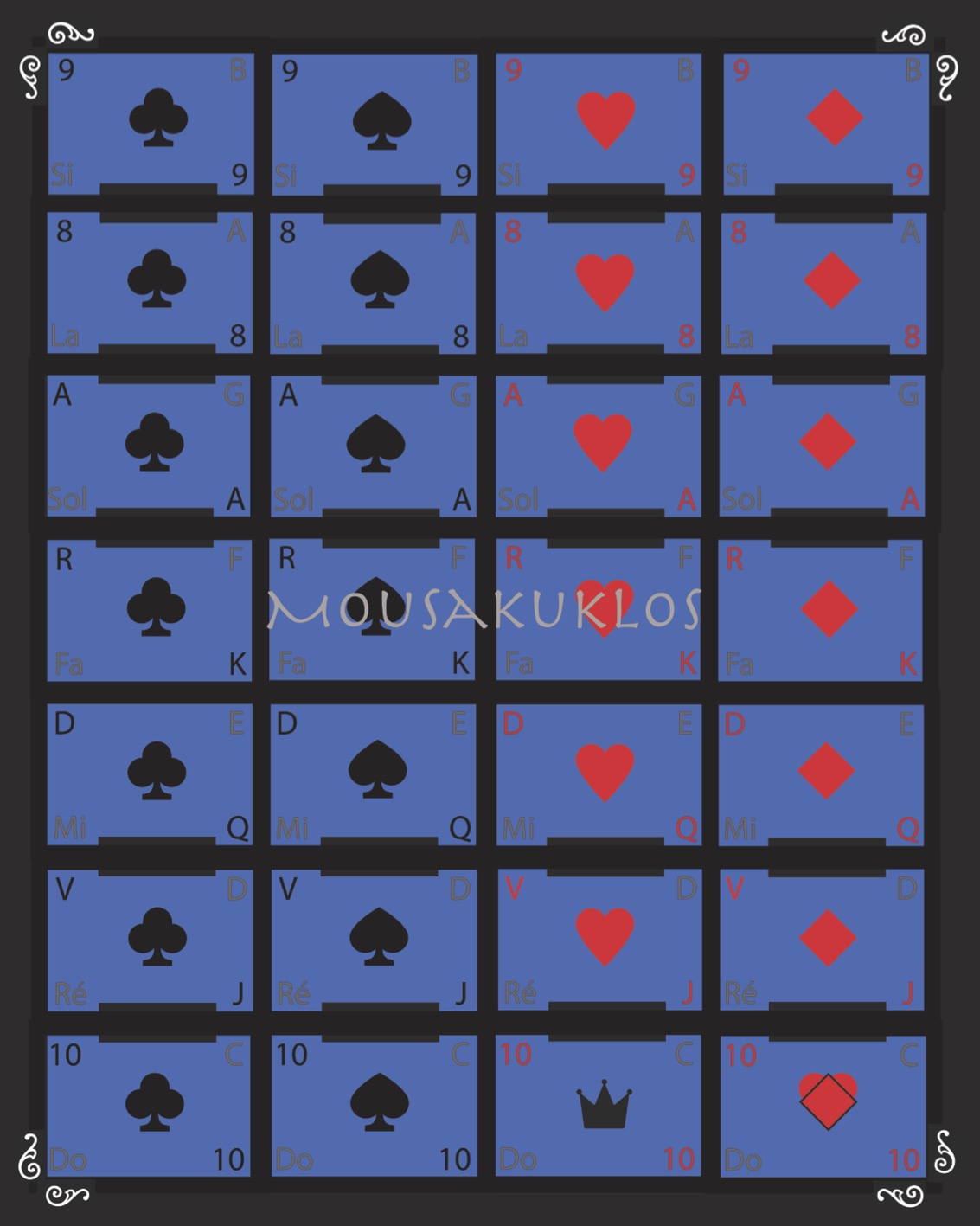 TAPIS DE JEU MOUSAKUKLOS