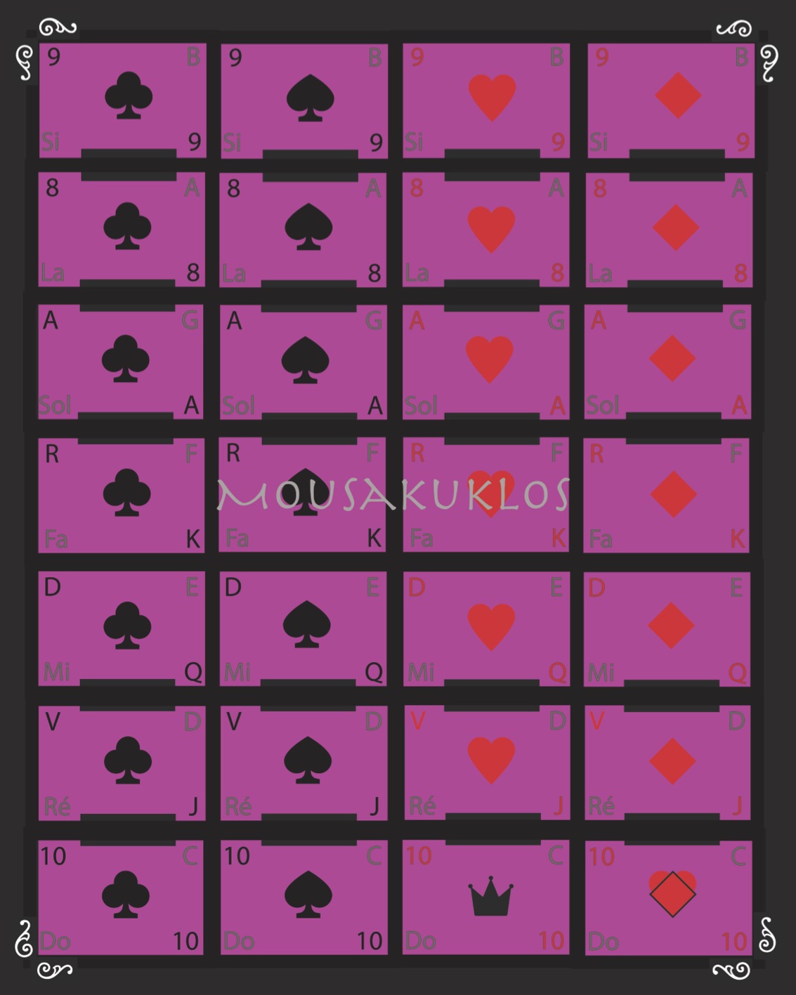TAPIS DE JEU MOUSAKUKLOS