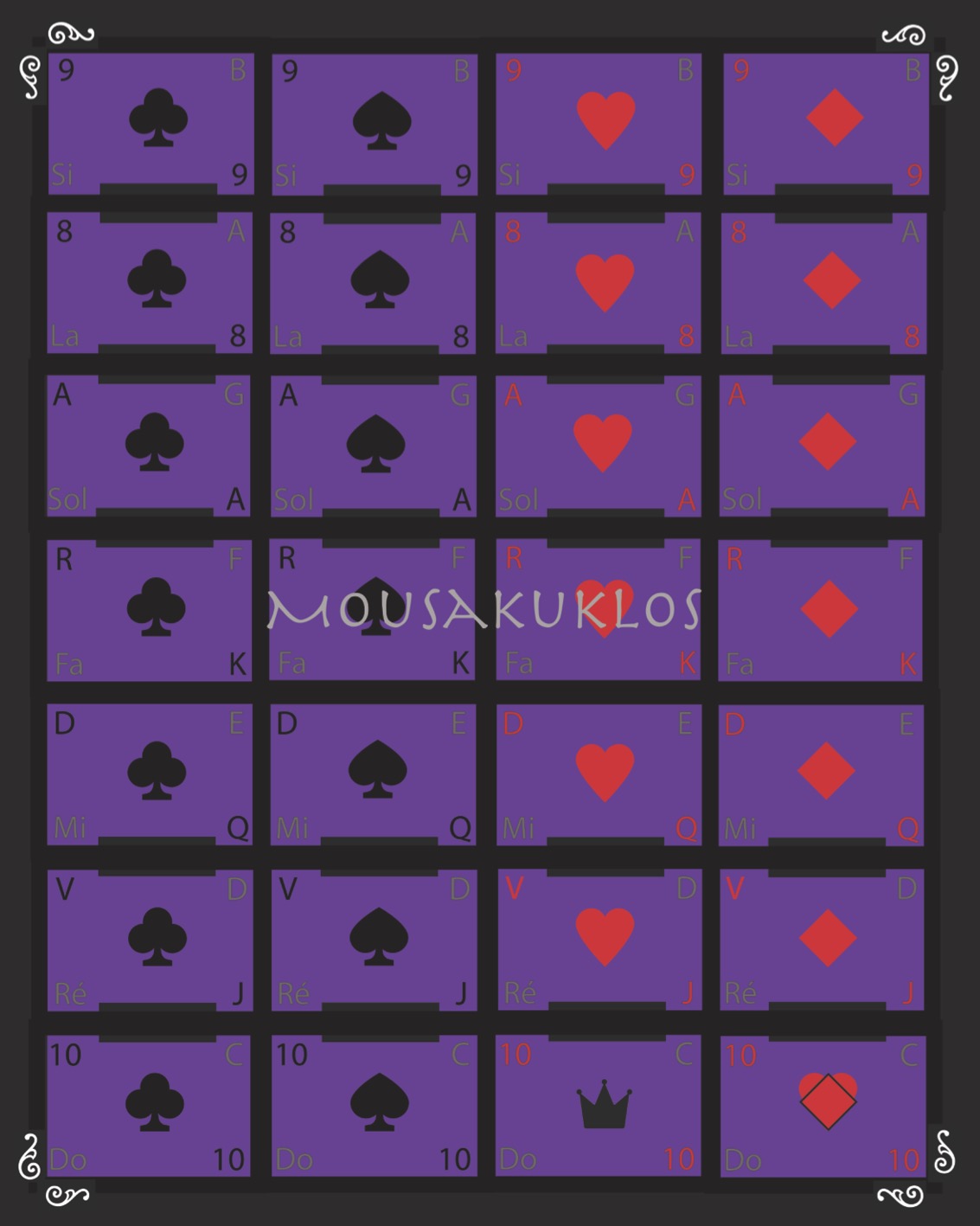 TAPIS DE JEU MOUSAKUKLOS