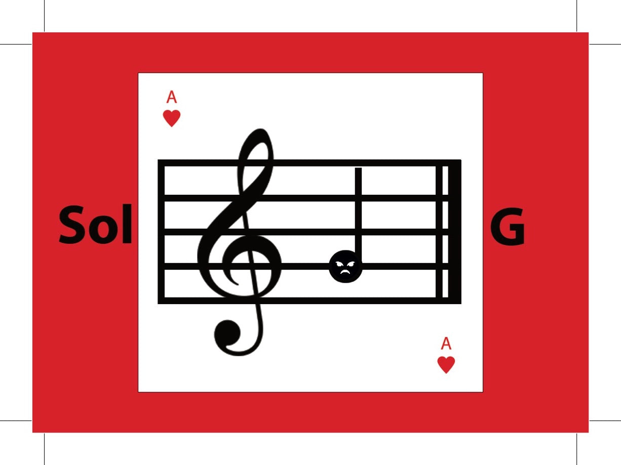 MOUSAKUKLOS-36-Jeu de cartes traditionnelles combinées au solfège